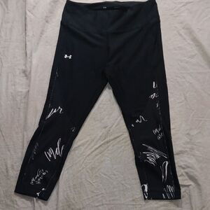 Under Armour Black and White Women's Leggings